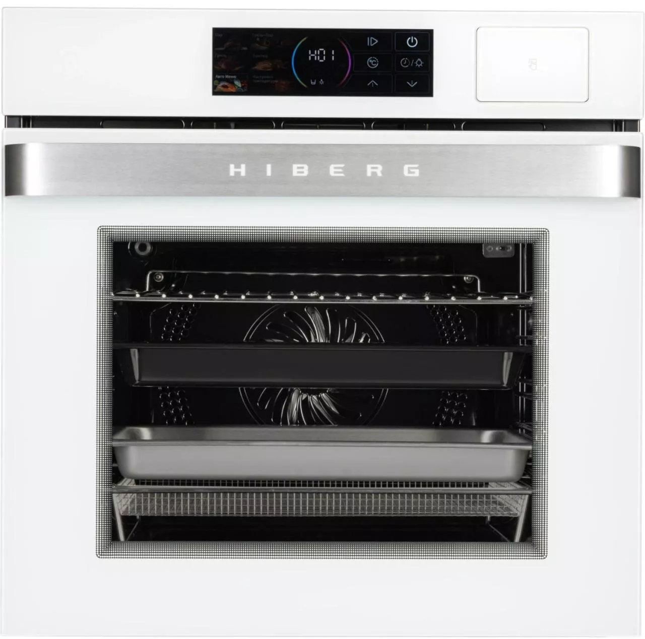 Встраиваемый электрический духовой шкаф HIBERG S-VM 6415 W SMART RU