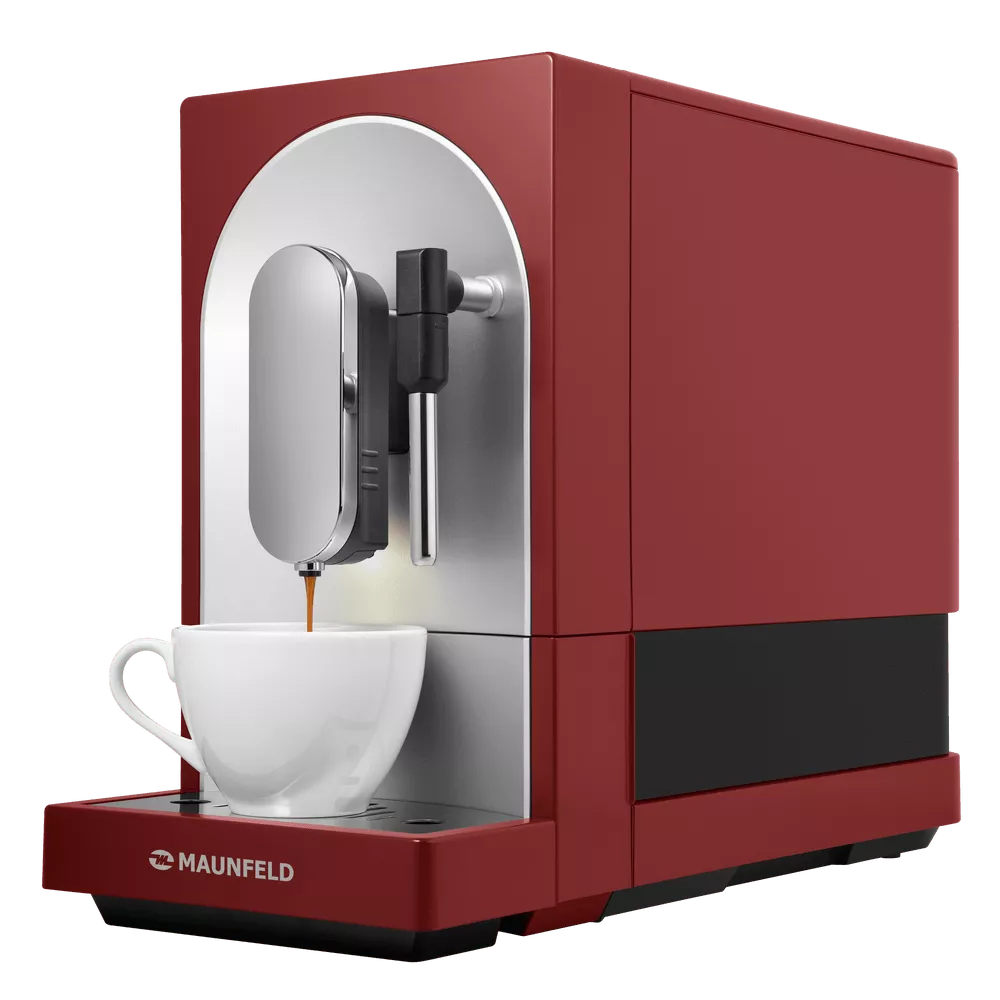 Кофемашина MAUNFELD MF-A7021RD RU, красный