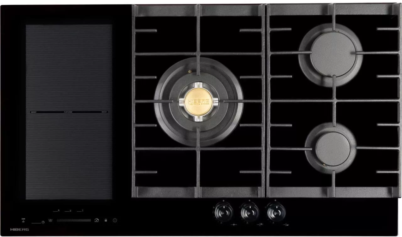 Комбинированная варочная поверхность HIBERG i-VM 9035 B RU