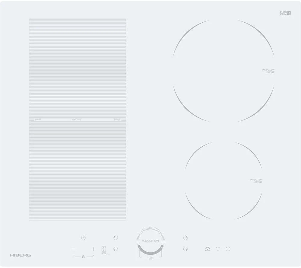 Варочная поверхность HIBERG i-MS 6049 W RU, белая