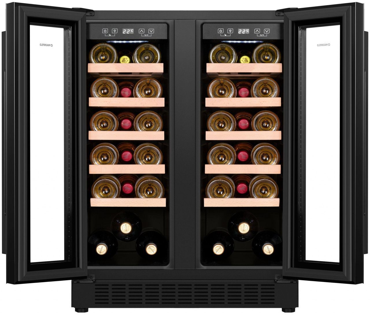 Винный шкаф встраиваемый MAUNFELD MBWC-112S40 RU